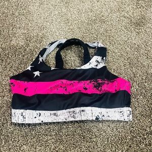 Born Primitive Breast Cancer Awareness Sports Bra - size small